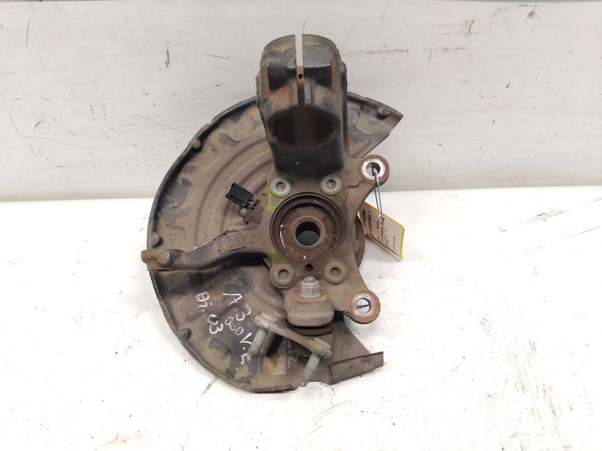Audi A3 8P 3.2 original Achsschenkel Radlagergeh&auml;use Vorderachse links Bj.2004