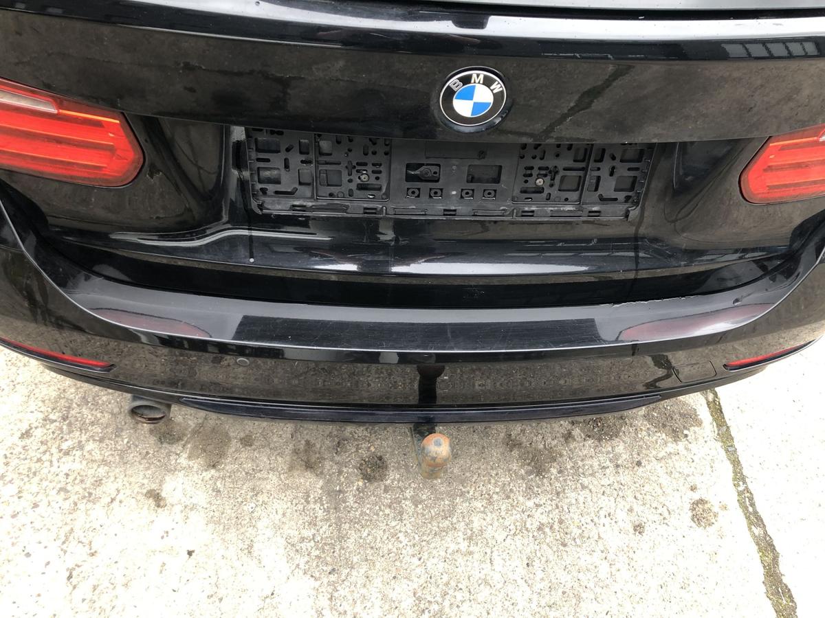 BMW 3er F31 Sportline Sto&szlig;f&auml;nger hinten Hecksch&uuml;rze PDC Touring 668 SCHWARZ II