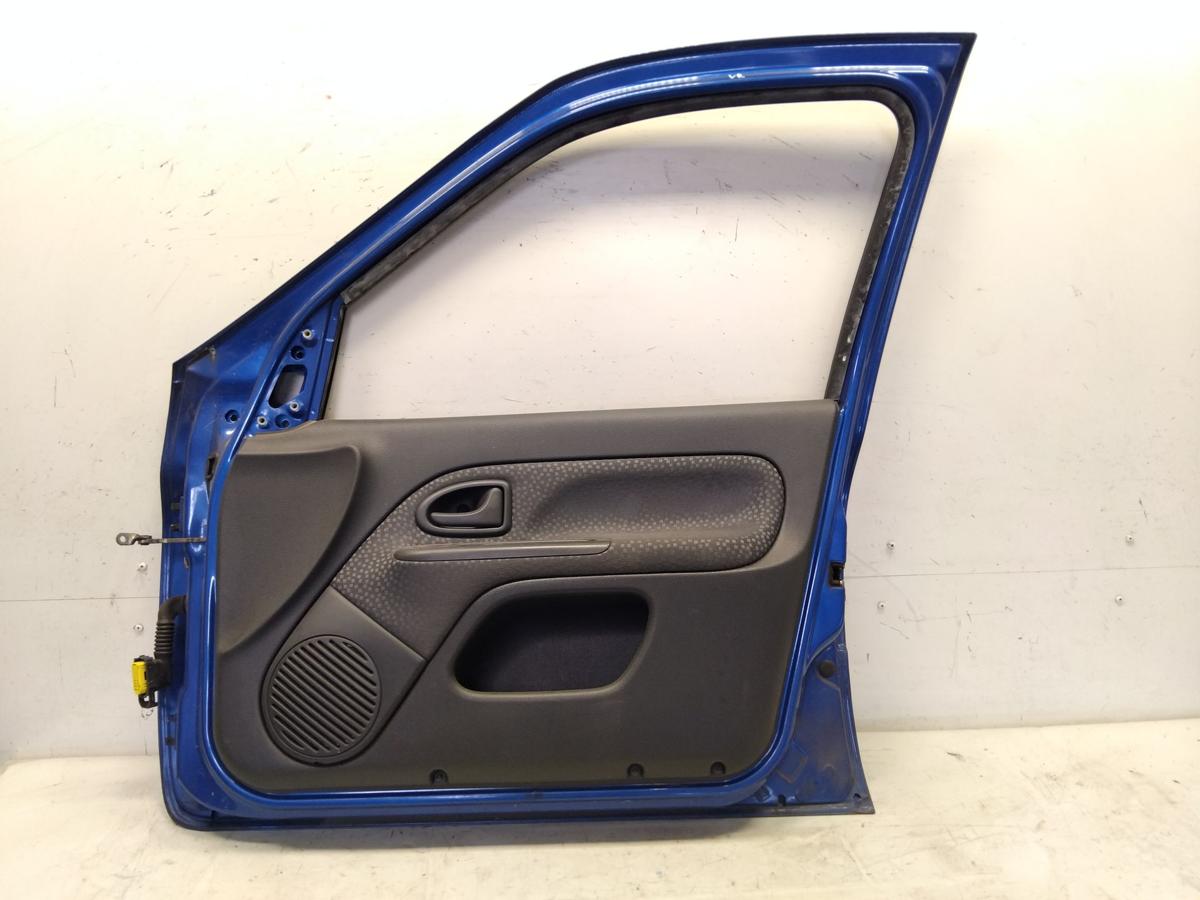 Renault Clio 2 T&uuml;r vorn rechts Beifahrert&uuml;r 5-T&uuml;rer RNA Bleu Extreme Nacre BJ07
