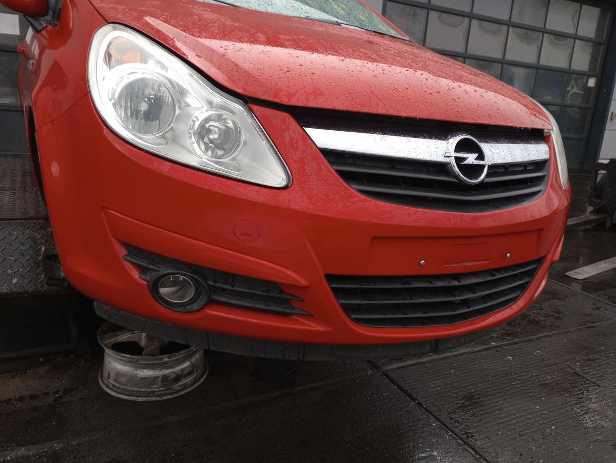 Opel Corsa D orig Stoßstange vorn Stoßfänger NSW Z547 Rot bis Bj 2010