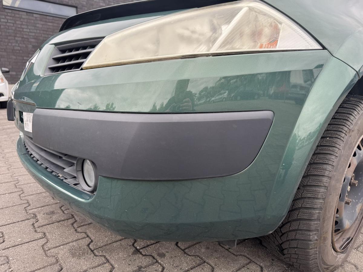 Renault Megane 2 original Sto&szlig;stange Stossf&auml;nger vorn D96 Vert Giverny Metallic Bj.2004