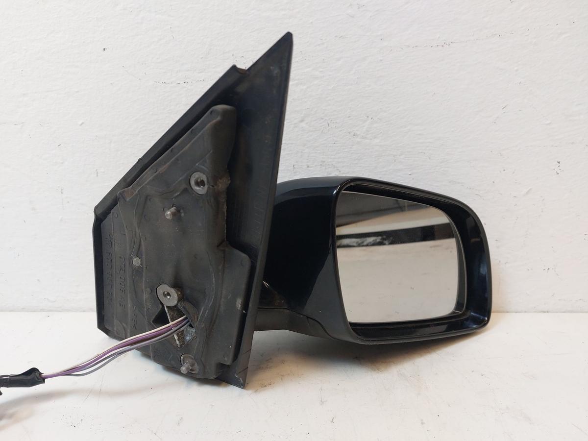 VW Polo 9N1 Aussenspiegel R&uuml;ckspiegel Spiegel elek rechts L041 schwarz