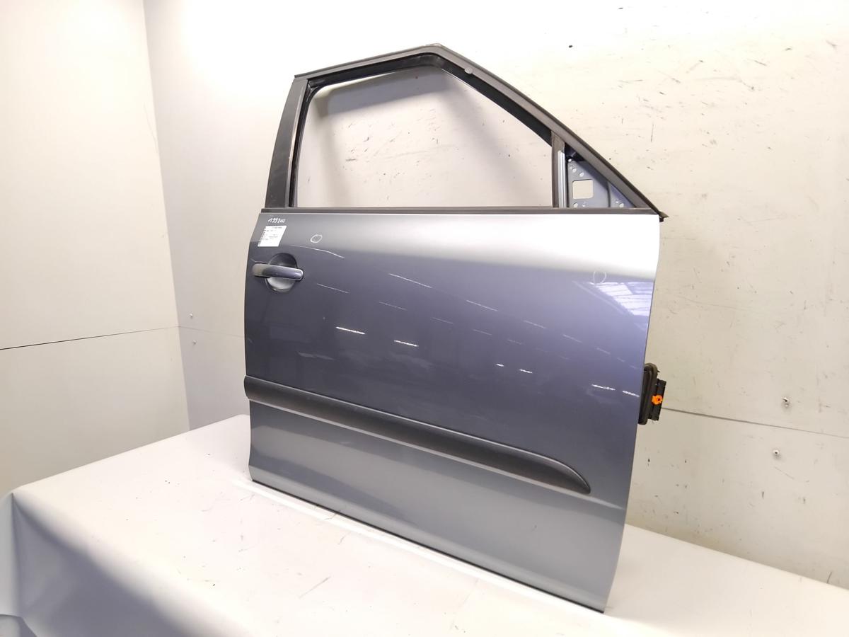 Skoda Fabia 2 5J Facelift T&uuml;r vorn rechts Beifahrert&uuml;r LF8L Platingrau BJ2013