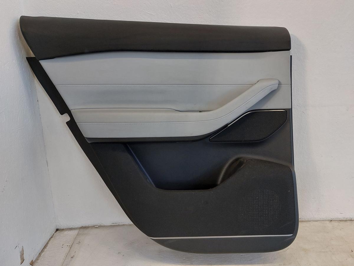NIO EL6 Elektro SUV T&uuml;rverkleidung hinten links Kunstleder grau Verkleidung T&uuml;r