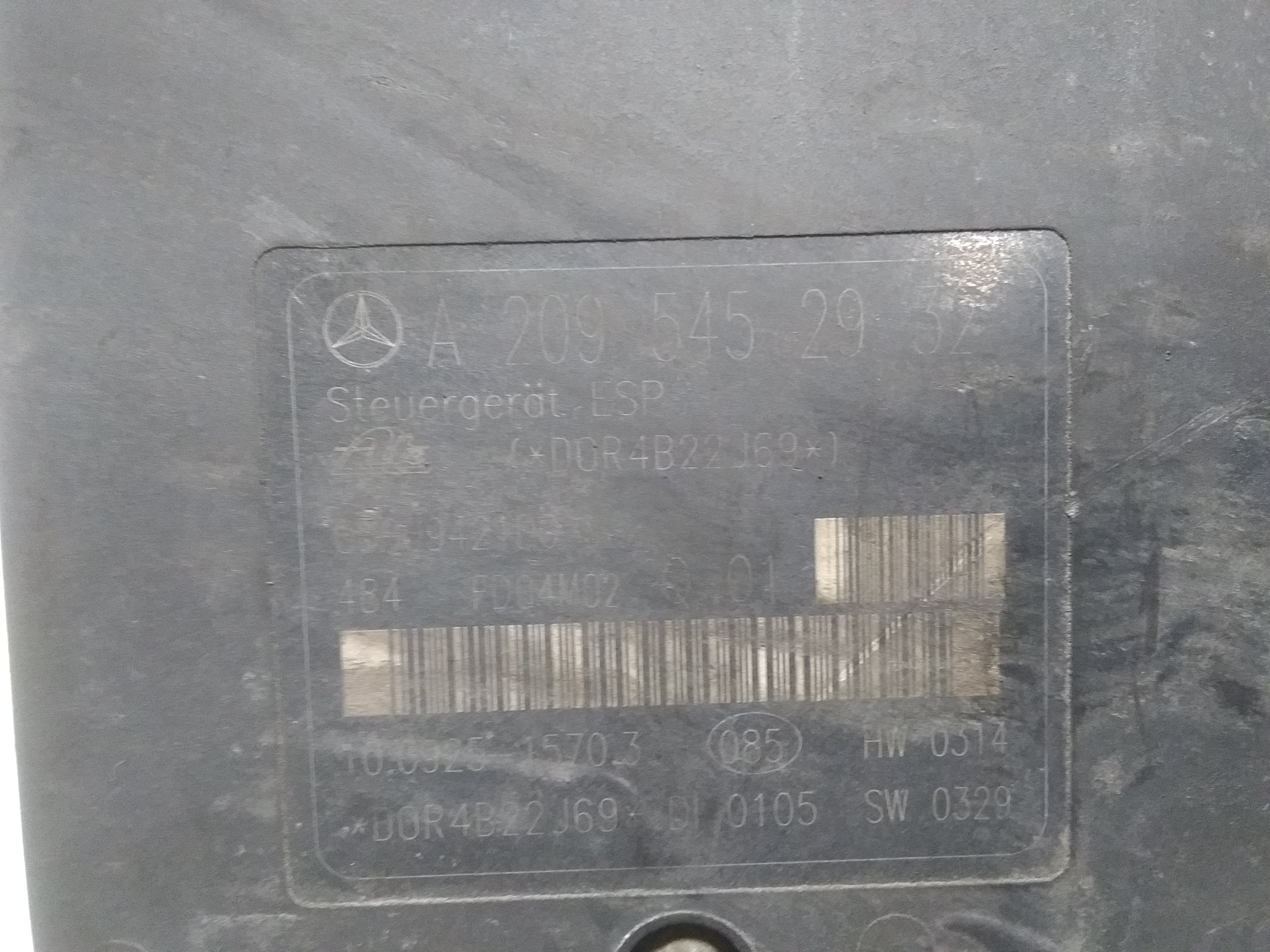 Mercedes Benz W203 Bj.2004 original Hydroaggregat ABS ESP Block ATE 10.0204-0416.4