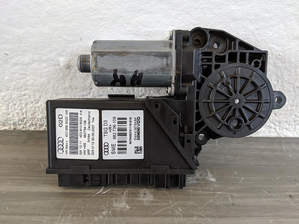 Audi A8 4E Bj.07 Fensterhebermotor hinten rechts 4E0959802A