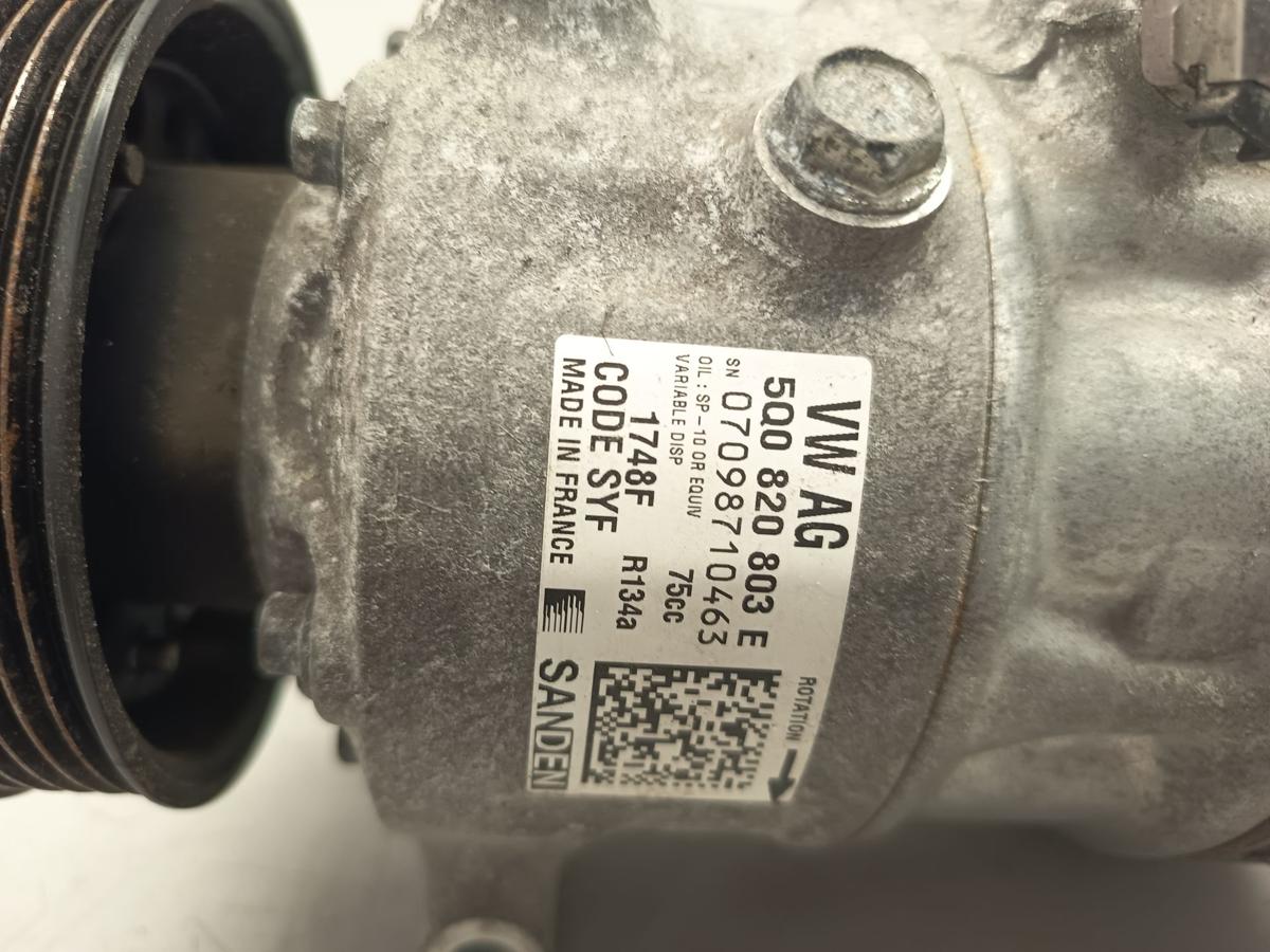 Original VAG Klimakompressor Sanden 5Q0820803E Bj 2015 Seat Leon
