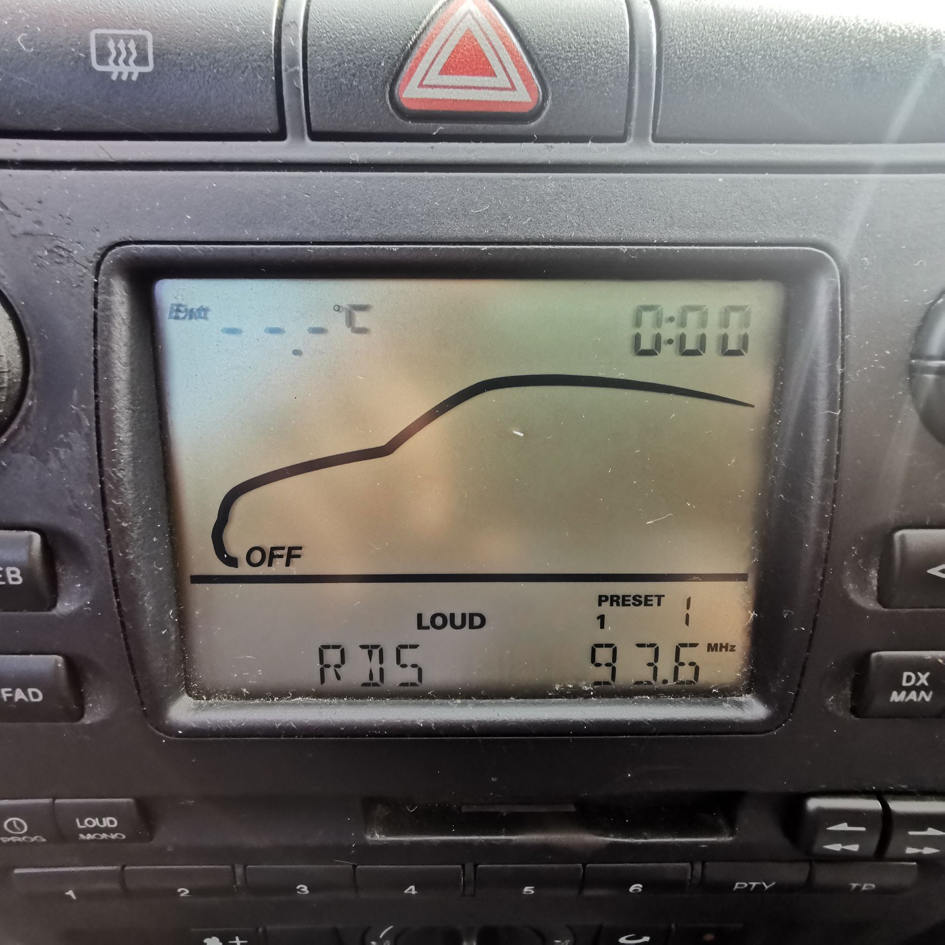 Seat Ibiza 6K Heizungsbedienung Radio ohne Klima Code fehlt