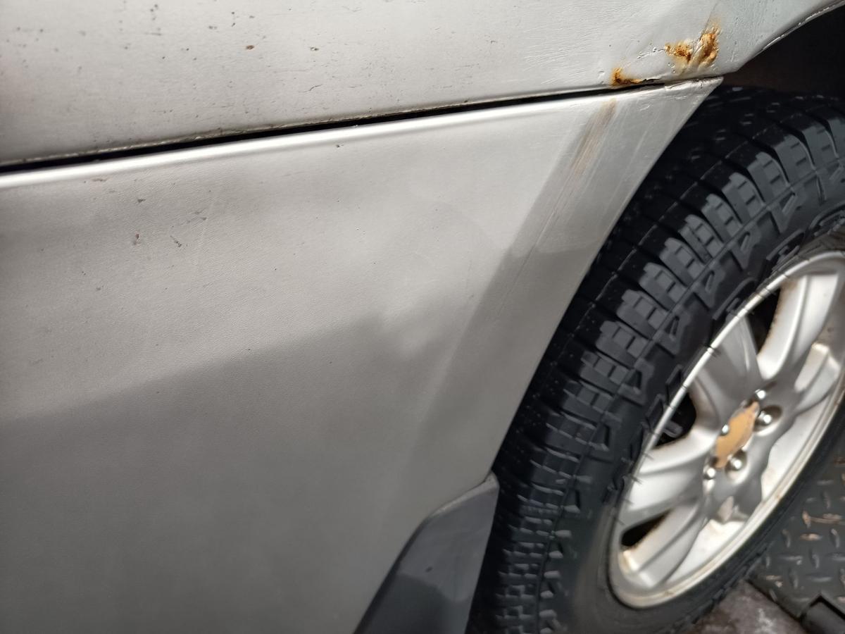 Subaru Forester SG original Sto&szlig;stange hinten 01G Silber Baujahr 2005