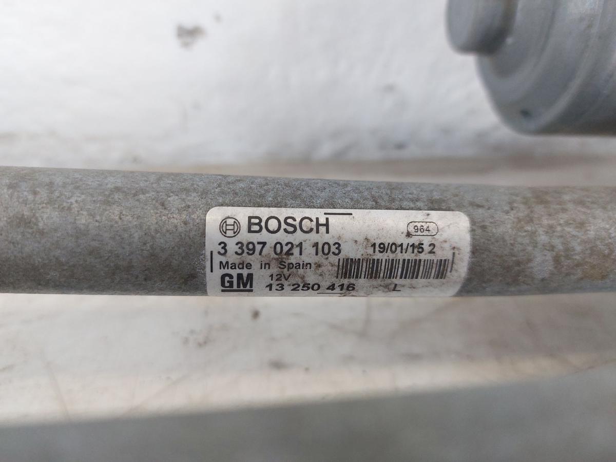 Opel Meriva B Wischermotor vorn mit Wischergest&auml;nge Wischerantrieb OEM Bosch