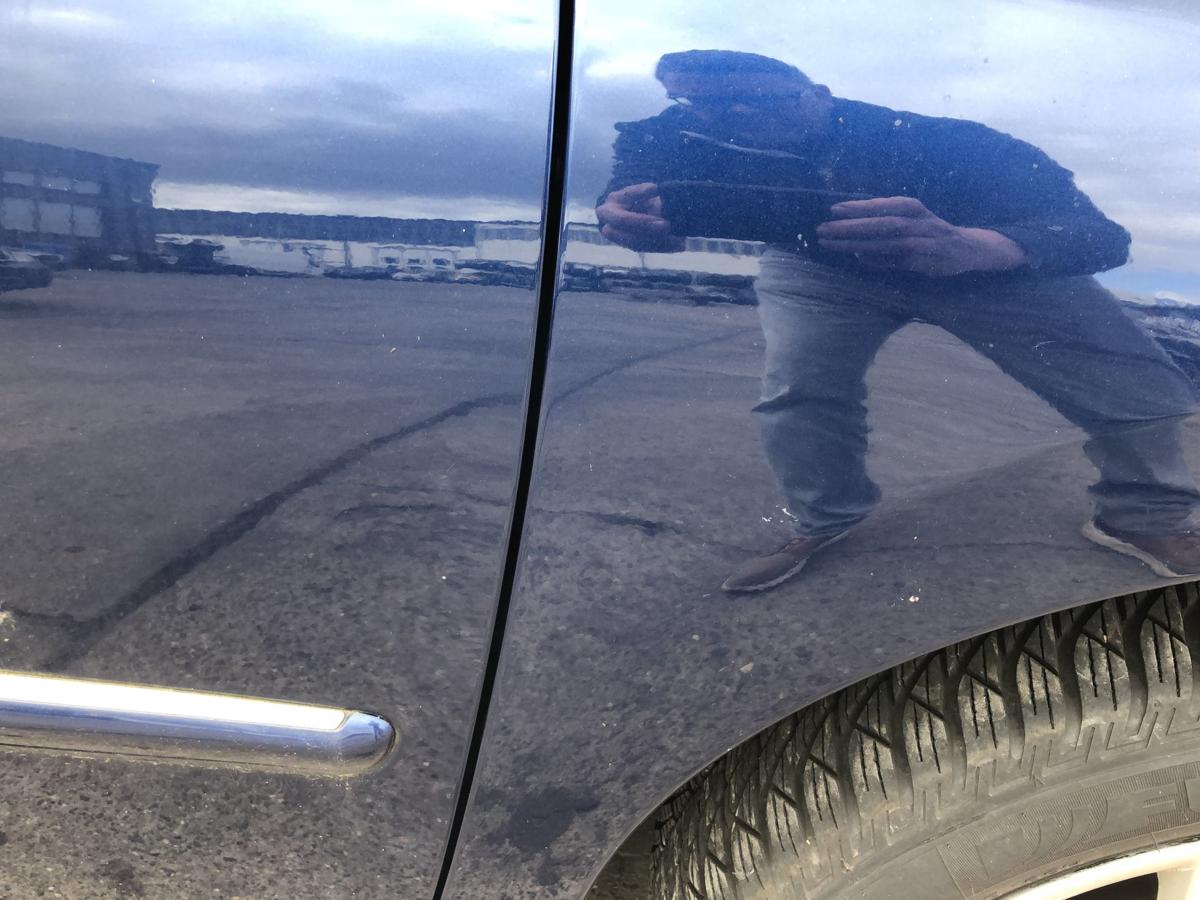 Peugeot 207SW Kotfl&uuml;gel vorn rechts Beifahrerseite Fender KPL Montebello blau