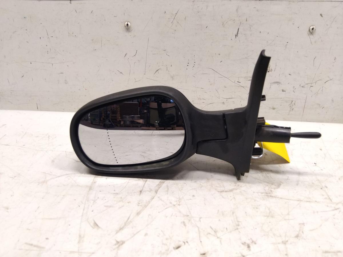 Nissan Micra K12 original Au&szlig;enspiegel links schwarz unlackiert manuell BJ2003