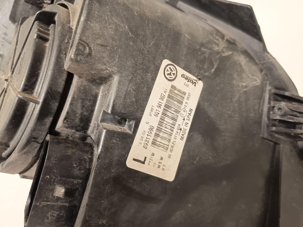 VW Polo 9N3 original Hauptscheinwerfer links Halogen Frontlicht Fahrer Bj 2008
