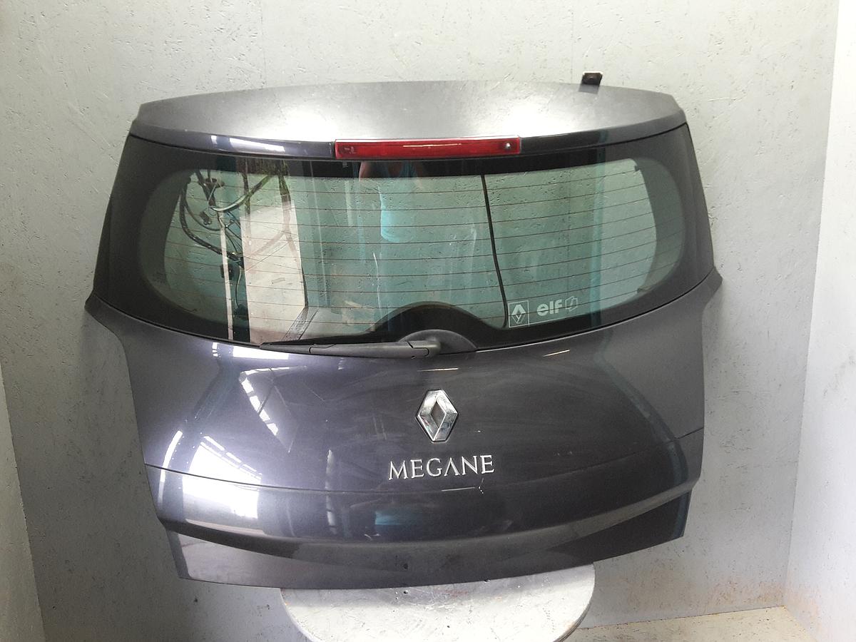 Renault Megane II original Heckklappe mit Scheibe TEB66 Gris Eclipse Bj 2005