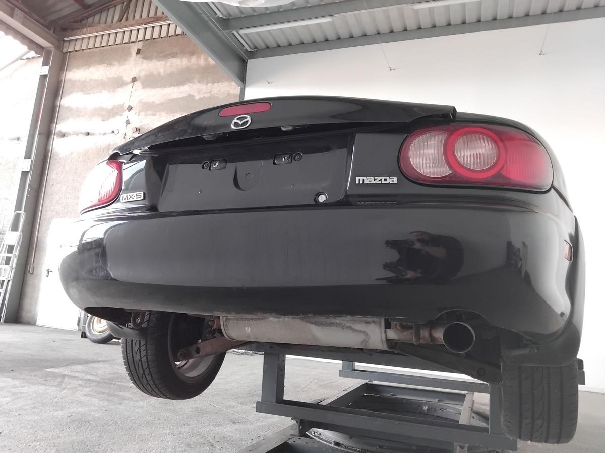 Mazda MX-5 II NB-FL Facelift orig Sto&szlig;f&auml;nger Sto&szlig;stange hinten schwarz BJ2004