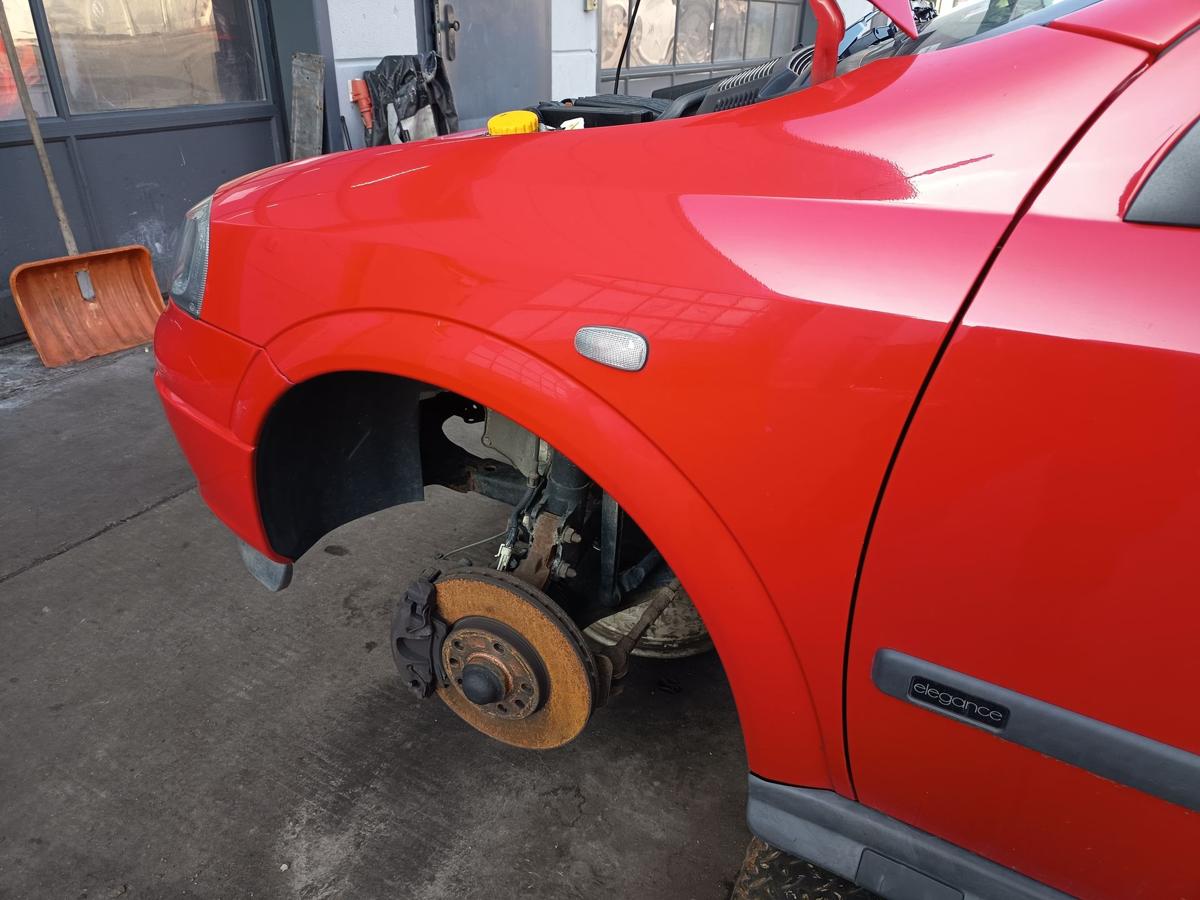 Opel Astra G original Kotfl&uuml;gel links Y547 Magmarot Baujahr 1998