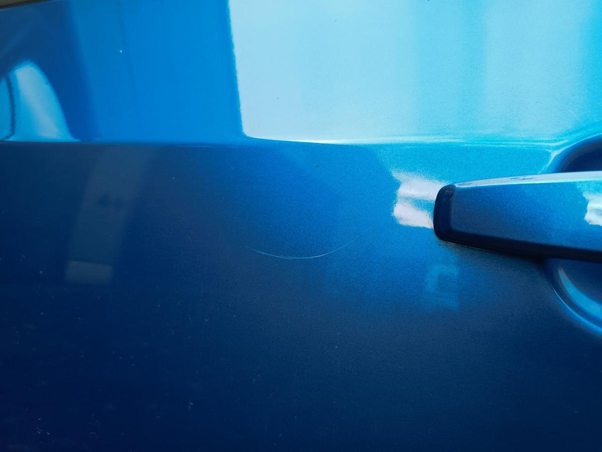 Chevrolet Aveo T300 Bj 2012 original Tür vorn links WA895T BIMINI BLUE