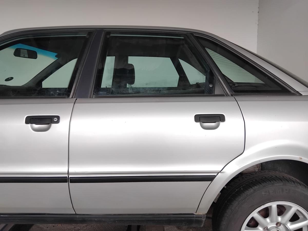 Audi 80 B4 Limousine T&uuml;r hinten links LY7T Kristallsilbermetallic BJ1992
