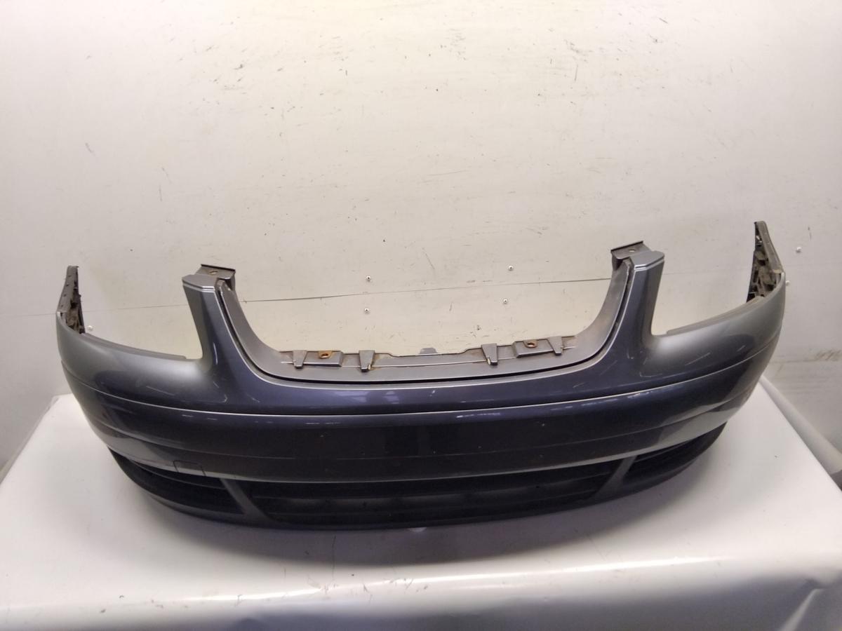 VW Touran 1T original Stoßstange Stoßfänger vorn LD7X platinumgreymet. BJ2006