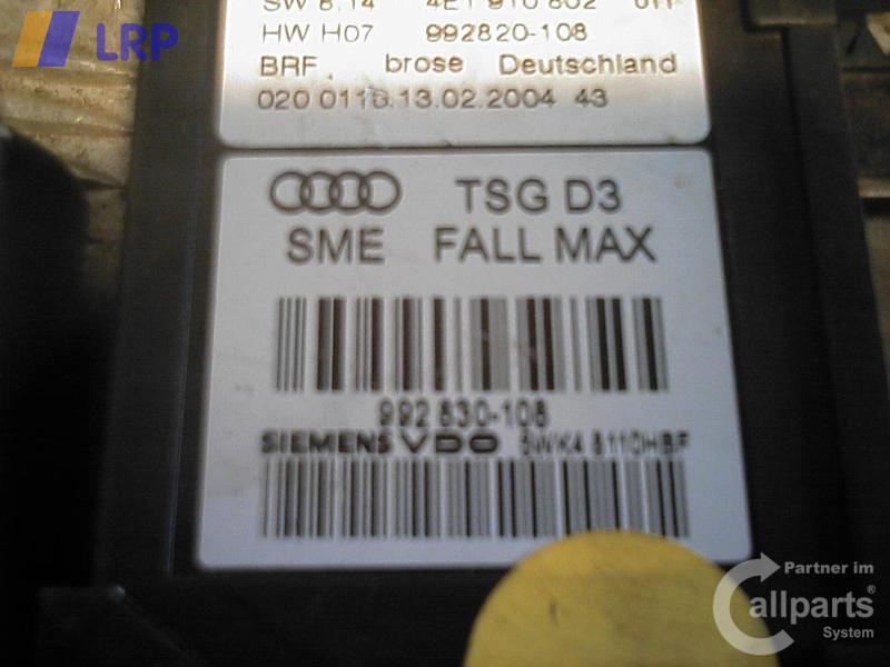 Audi A8 4E D3 original Fensterhebermotor vorn links Bj.2002