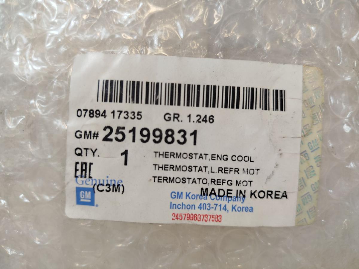 Chevrolet Spark M300 Thermostat Thermostatgeh&auml;use K&uuml;hlwasser OE 1206ccm 60kw