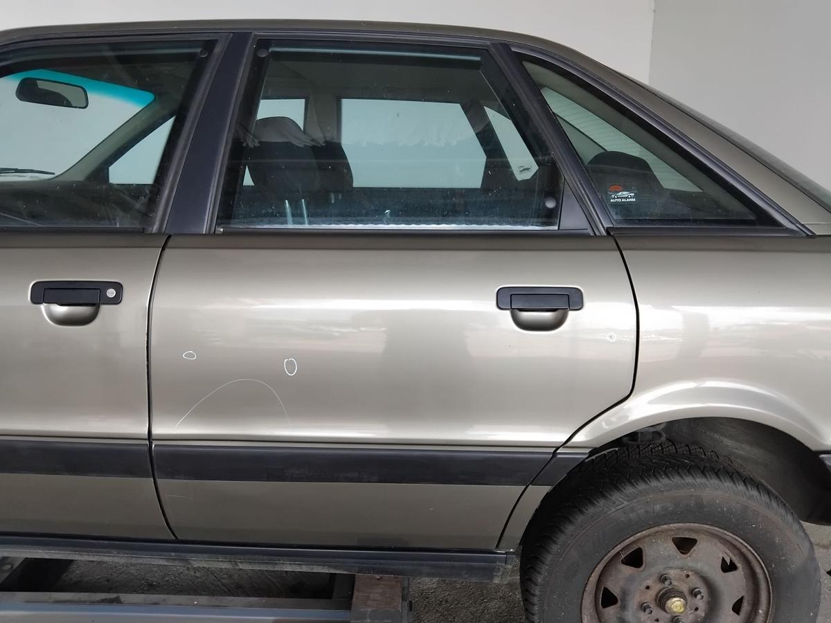 Audi 80 B3 Typ 89 T&uuml;r hinten links LY6U Papyrusmetallic BJ1991
