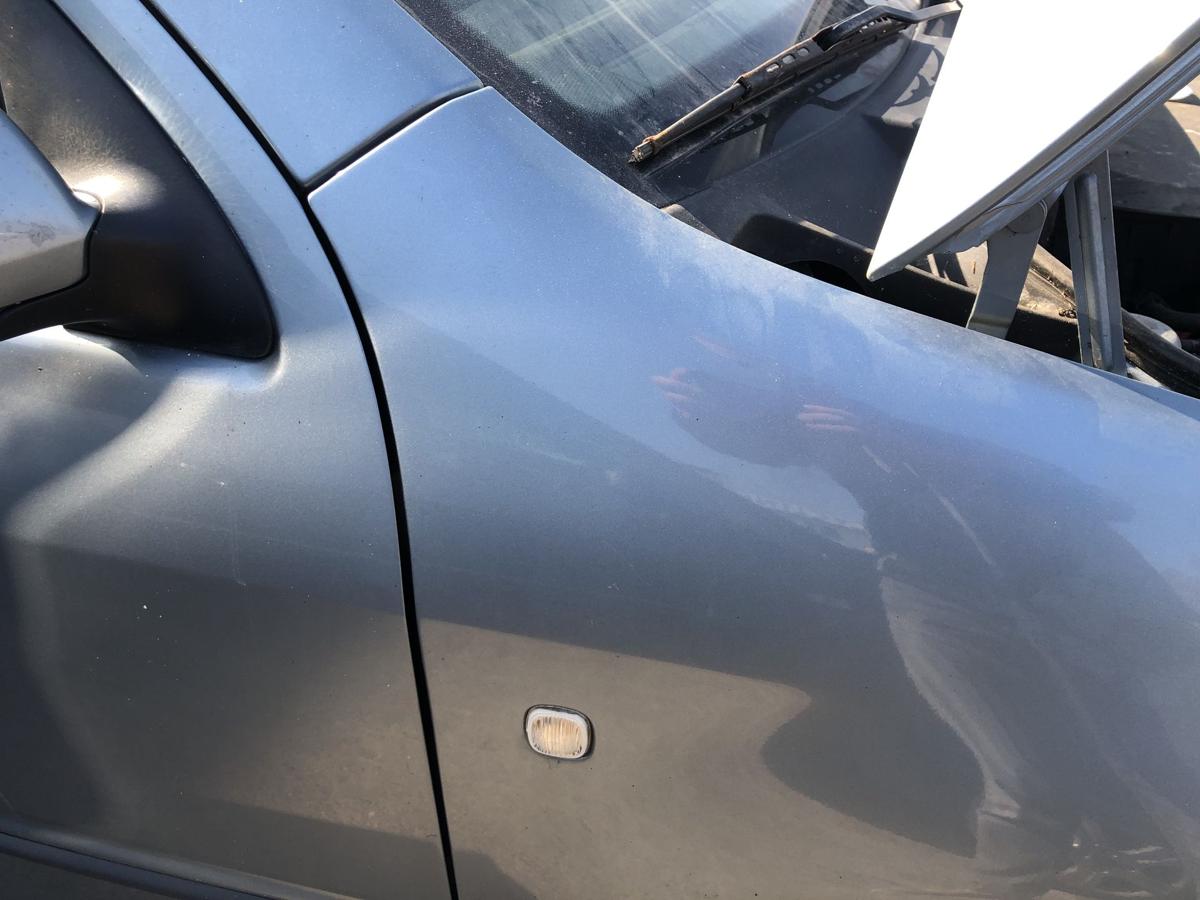 Skoda Fabia 6Y Kotfl&uuml;gel vorn rechts Beifahrerseite LF7U Stone Grey Metallic