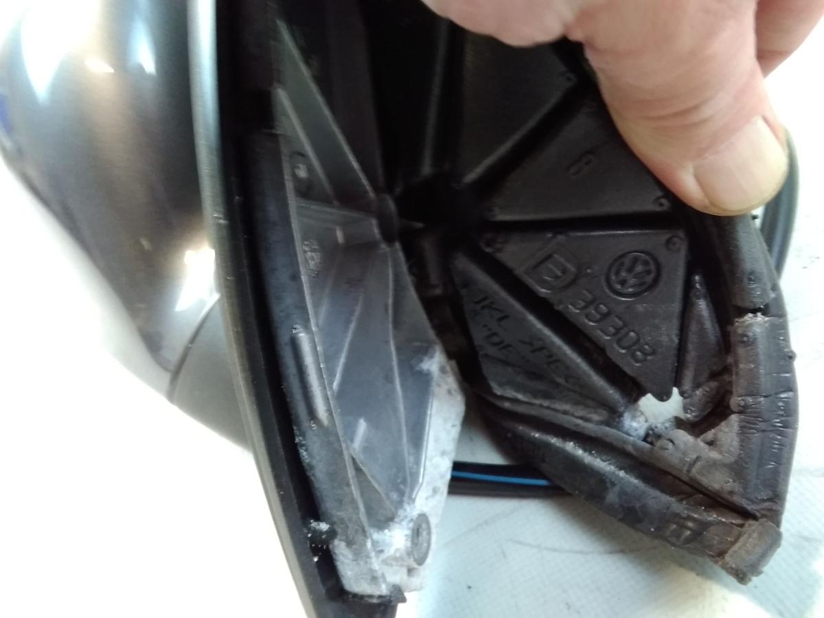 VW Golf 5 1K orig.Außenspiegel rechts elektrisch&beheizt BJ2006 LA7T unitedgrey