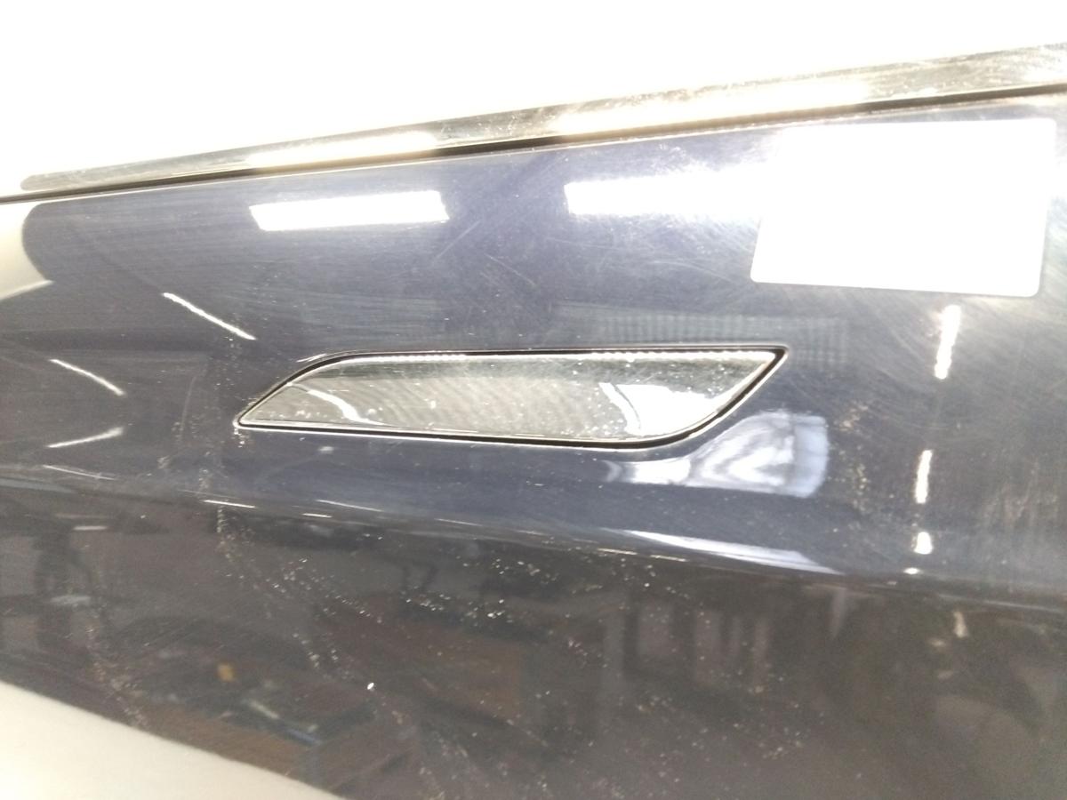 Tesla Model S original T&uuml;r vorn links Fahrert&uuml;r PMMB pacificblue BJ2014