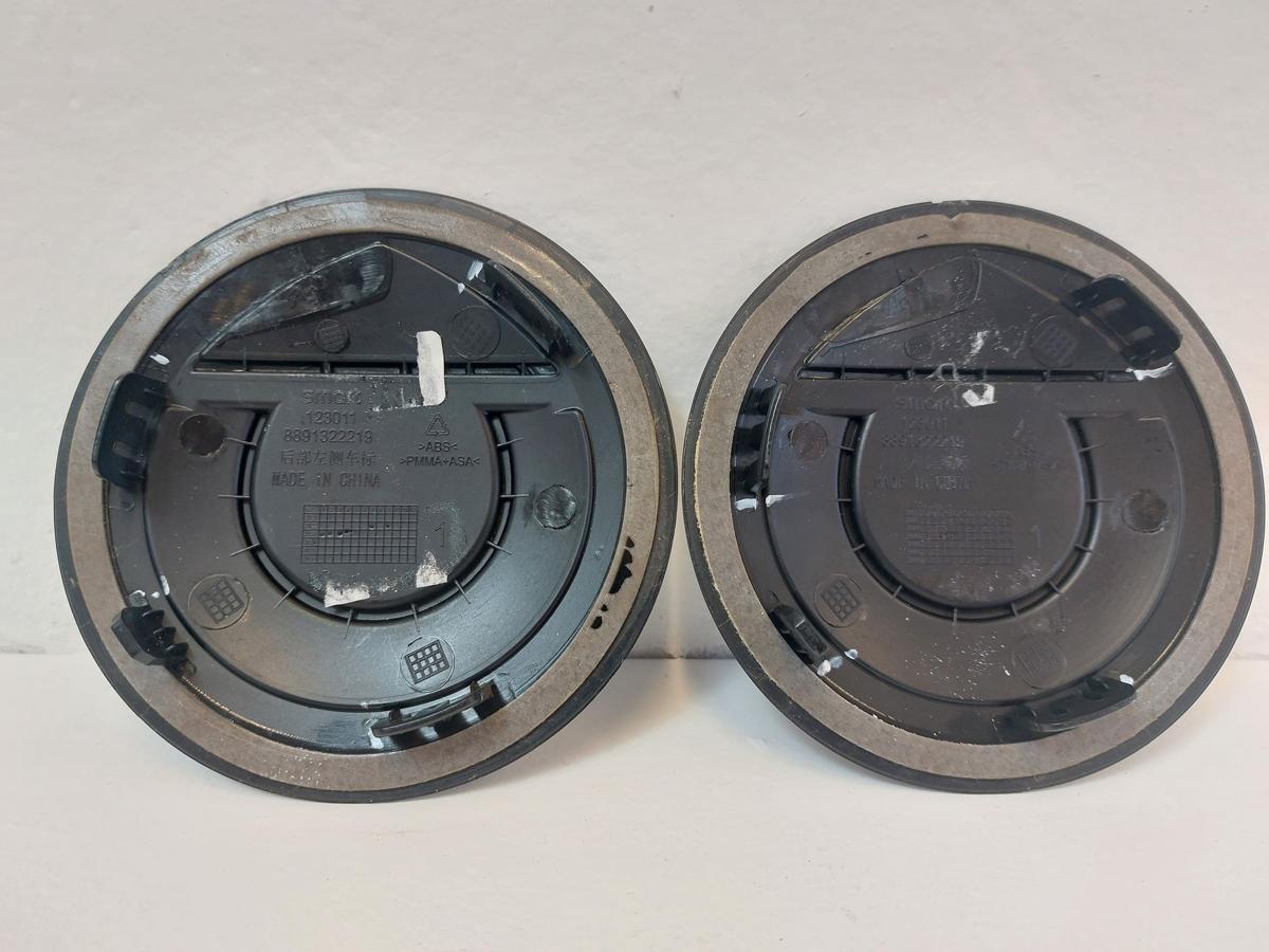 Smart #1 HX11 Pulse Satz Logos Embleme aus der C-S&auml;ule links und rechts