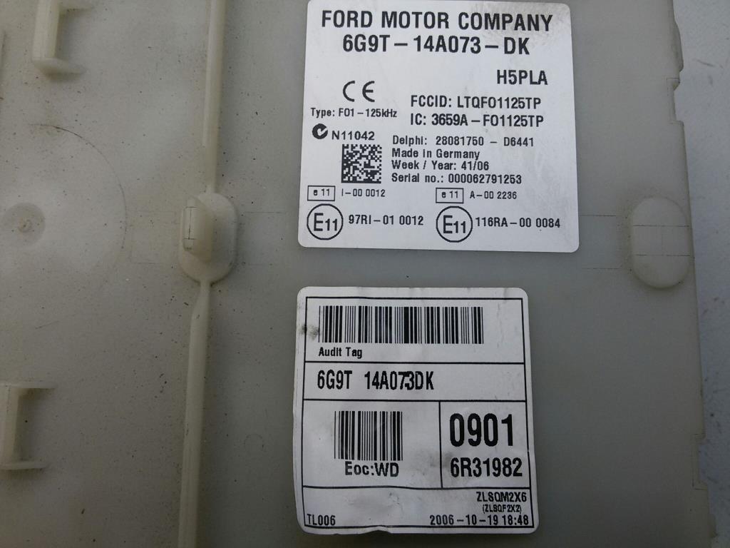 Zentralelektrik 6G9T14A073DK Ford Galaxy Wa6, 05/06- BJ: 2006