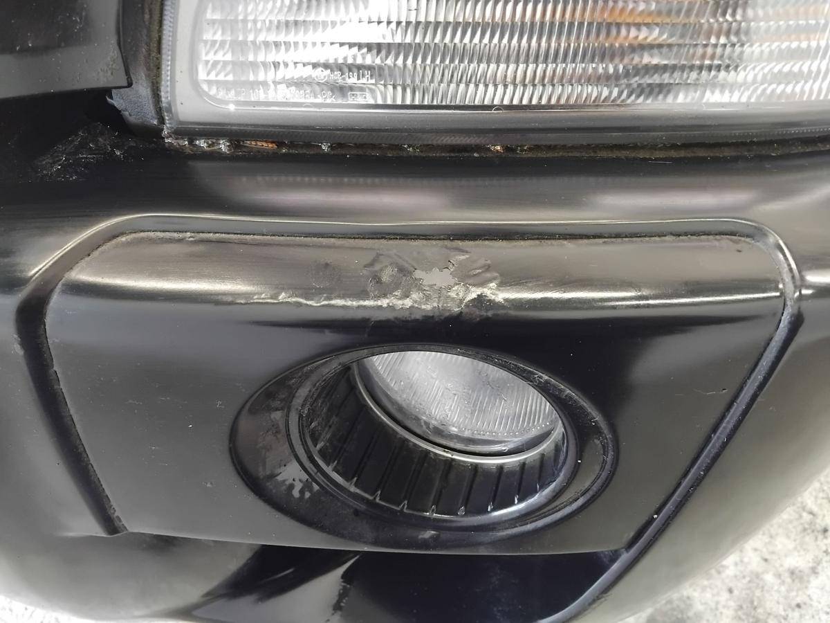 Hyundai Tucson JM orig Stossf&auml;nger Sto&szlig;stange vorn schwarz EB ebony black BJ2006