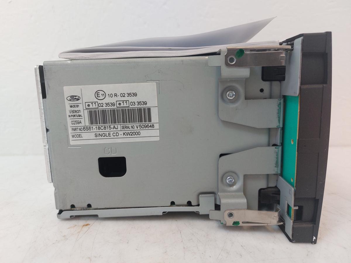 Ford Fusion JU2 Autoradio Radio CD Ford 6000CD mit Test mit Code