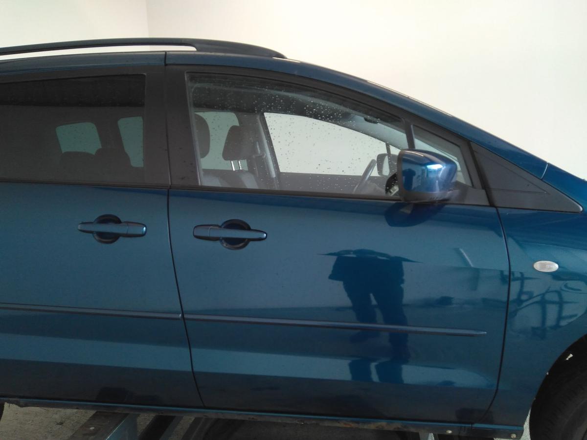 Mazda 5 CR original Tür vorn rechts Blaumetallic Rohbau Bj.2007