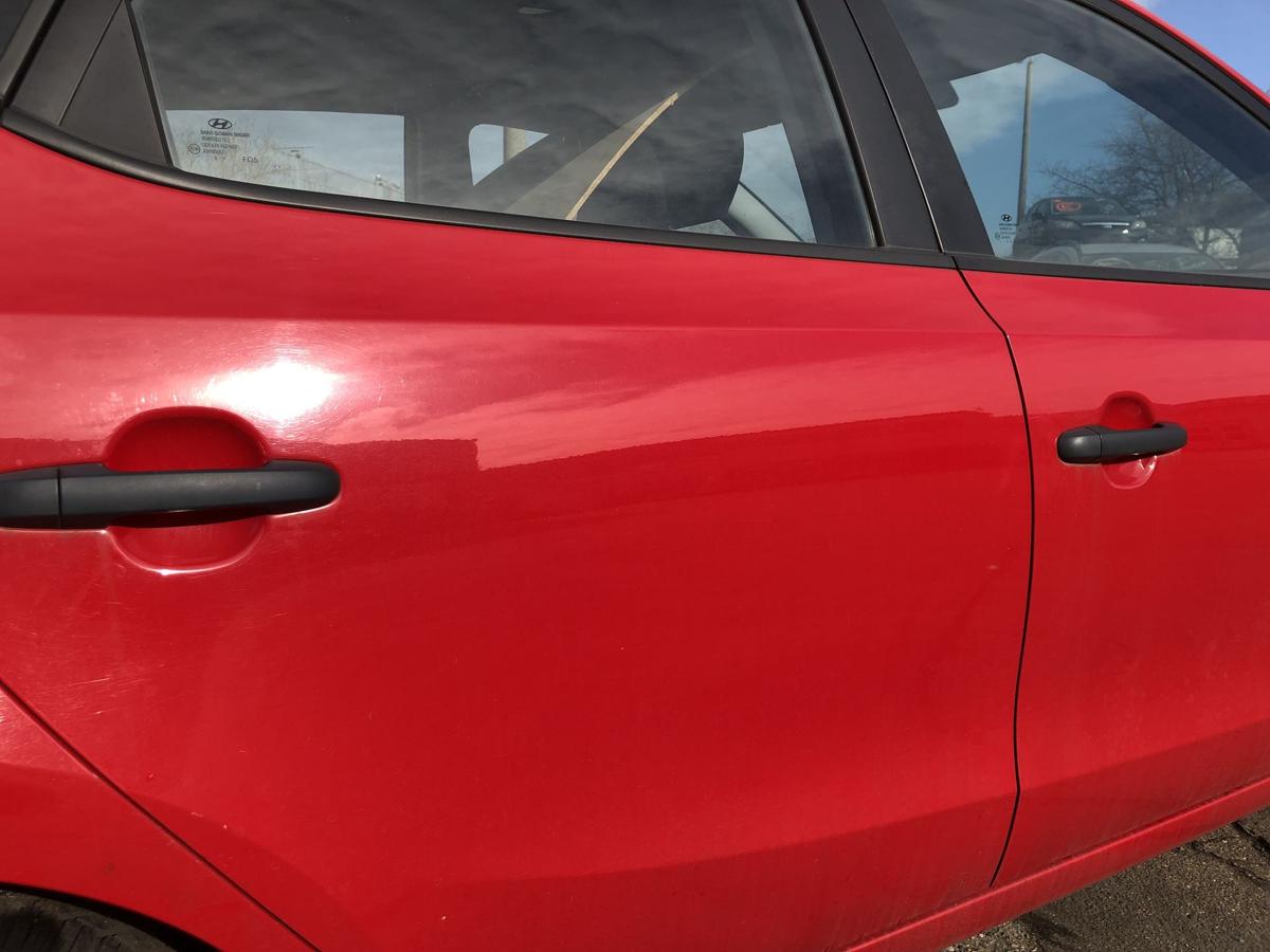 Hyundai i30 FD T&uuml;r hinten rechts Fondt&uuml;r 5 t&uuml;rer Roh JA Shine Red Produktion CZ