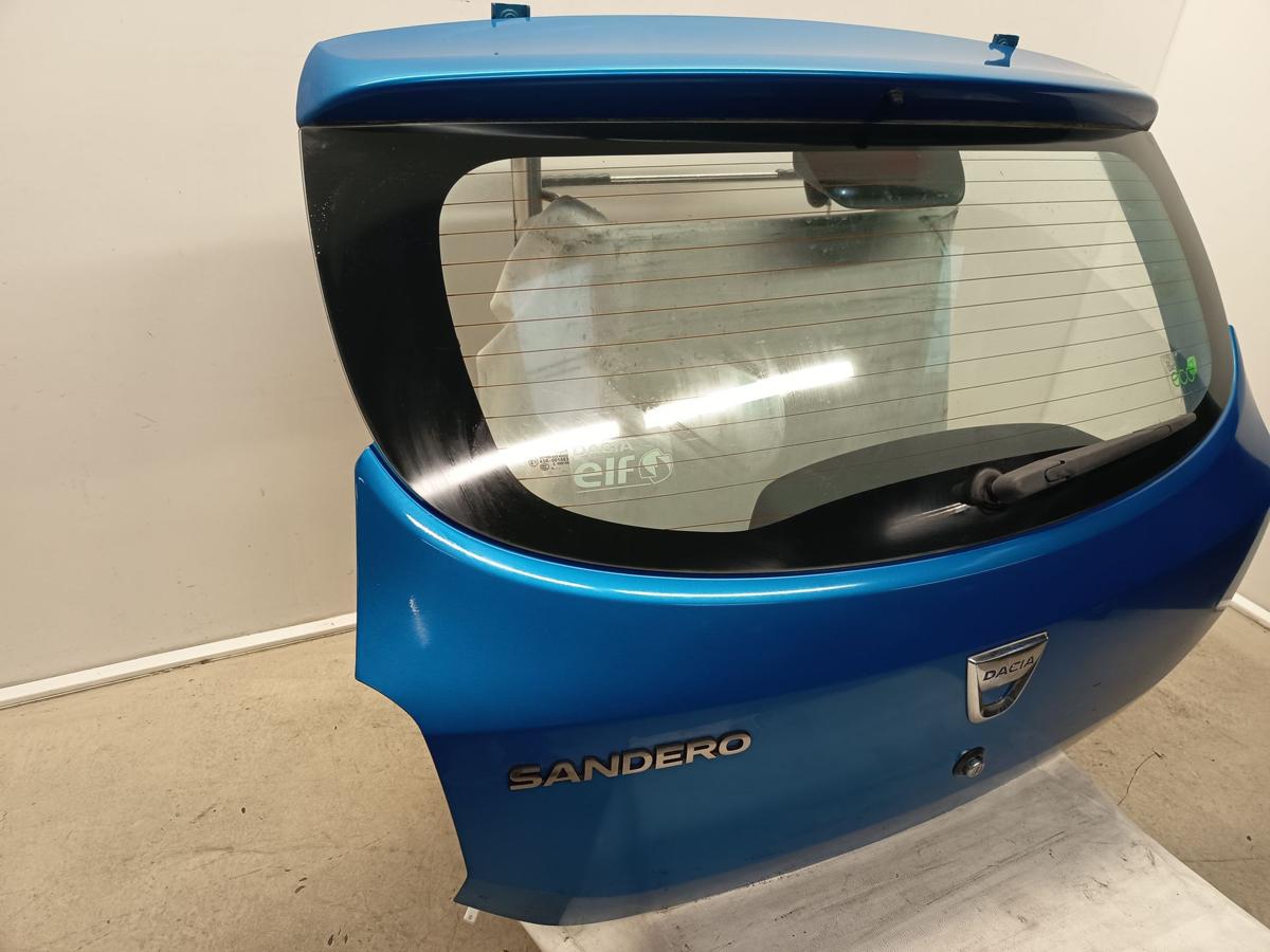Dacia Sandero II Stepway Bj 2015 original Heckklappe mit Scheibe Blue Dacia Sandero II Stepway Bj 2015 original Heckklappe mit Scheibe Blue