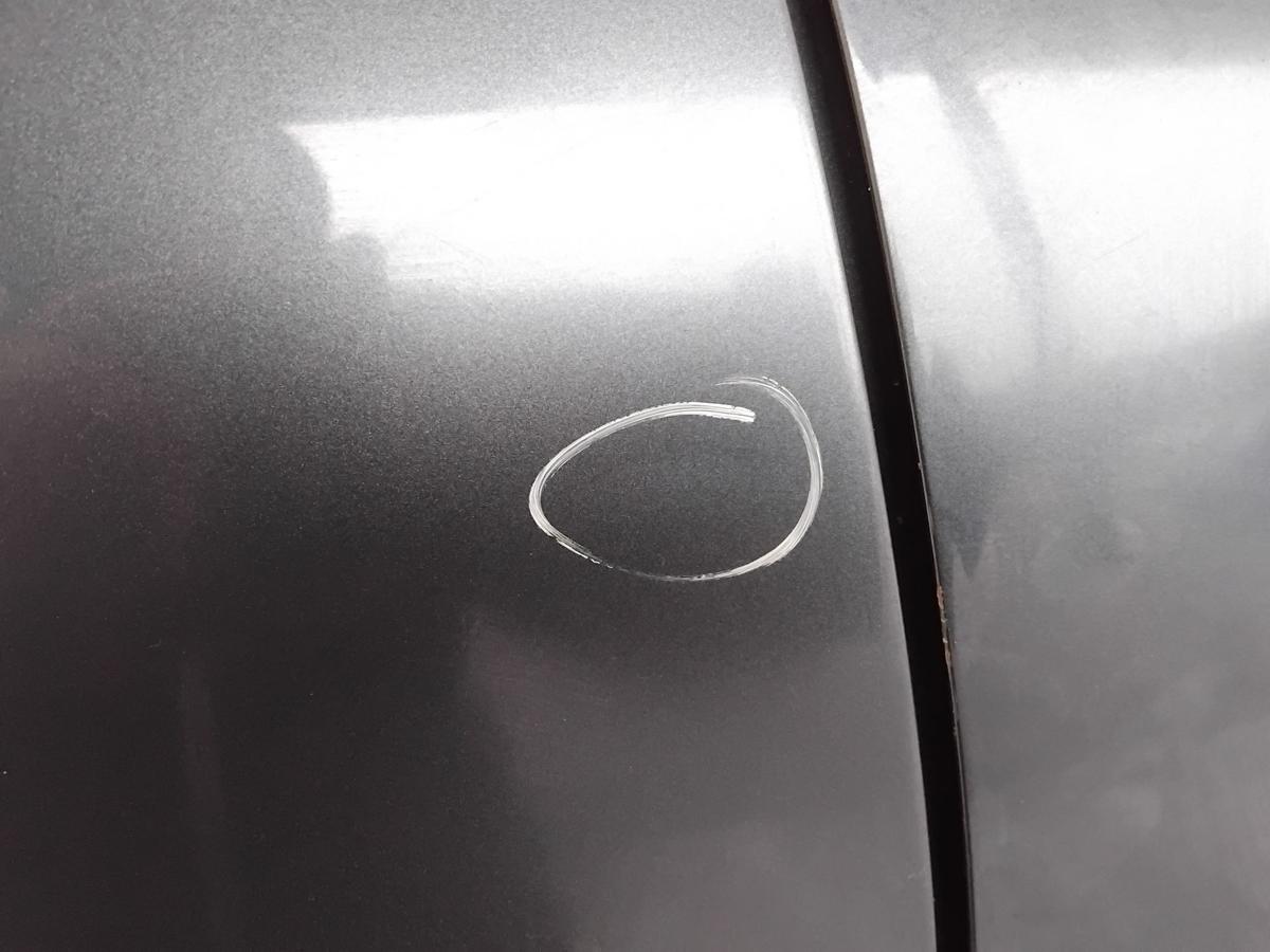 Peugeot 107 T&uuml;r hinten rechts KTA dark grey mica BJ2009