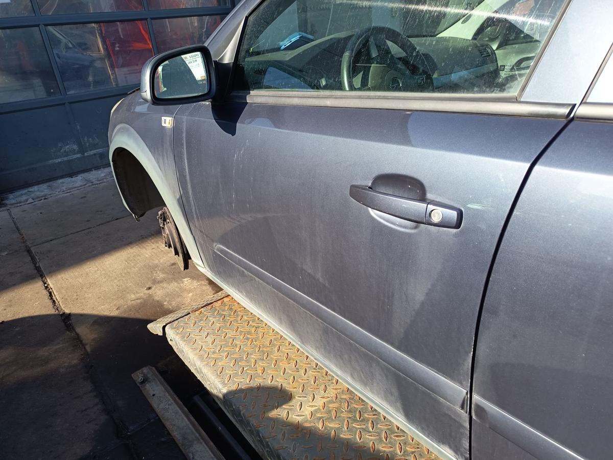 Opel Astra H original T&uuml;r vorn links Fahrer Z168 Metroblau Bj 2006