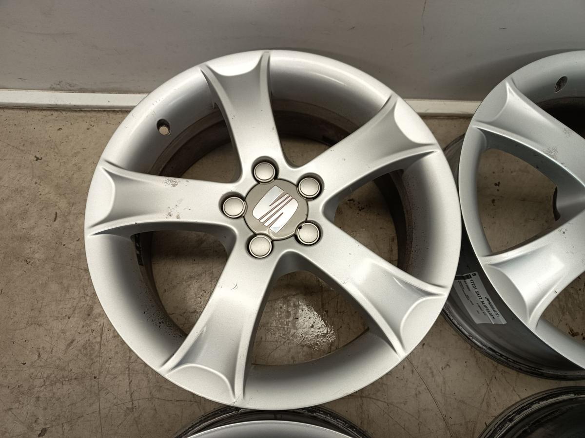 Seat Ibiza 6L original Satz Alufelgen 6,5x16 ET43 6L0601025N Bj 2006