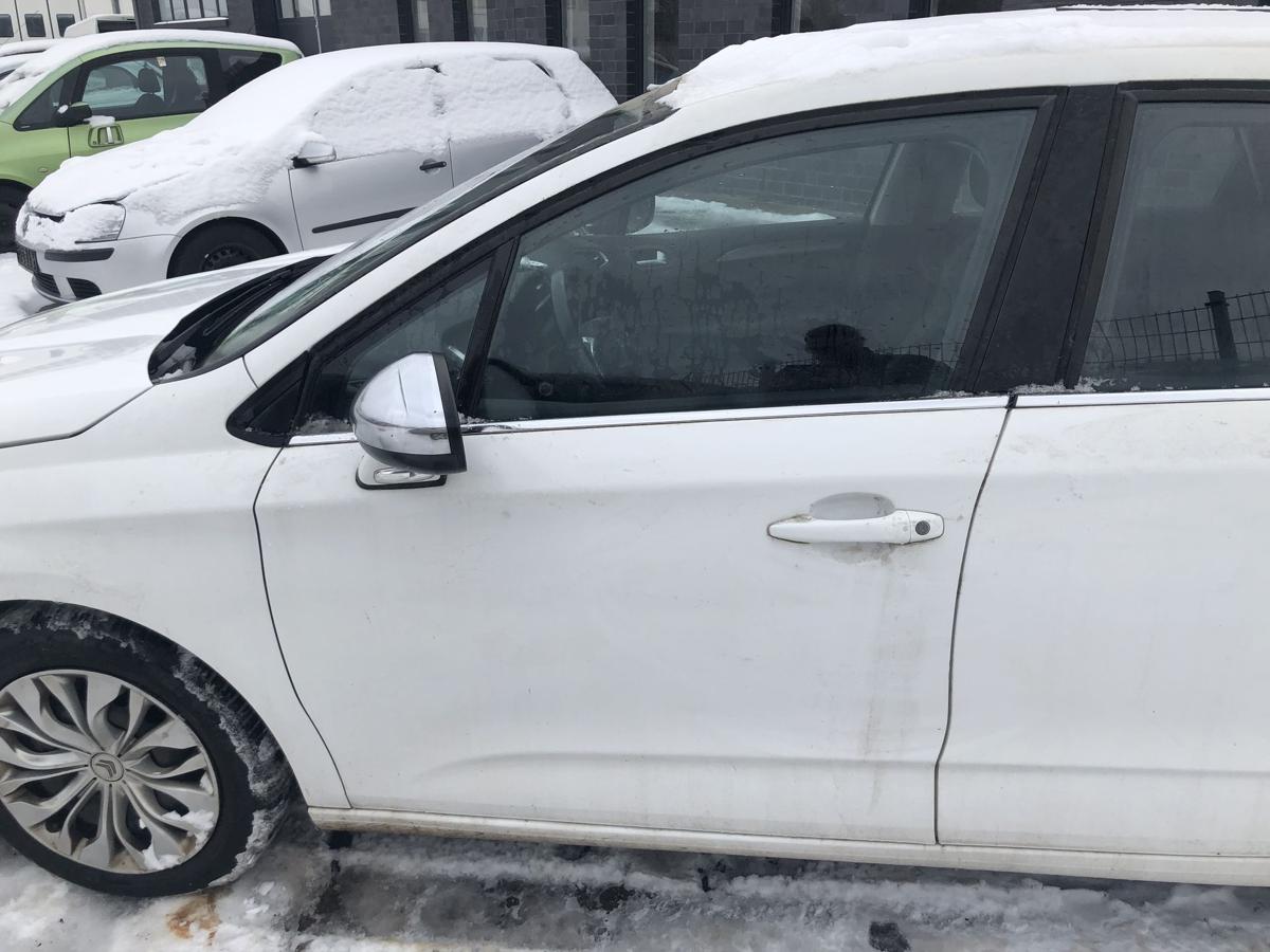 Citroen C4 II Typ N T&uuml;r vorn links Fahrert&uuml;r im Rohbau EWP weiss Banquise