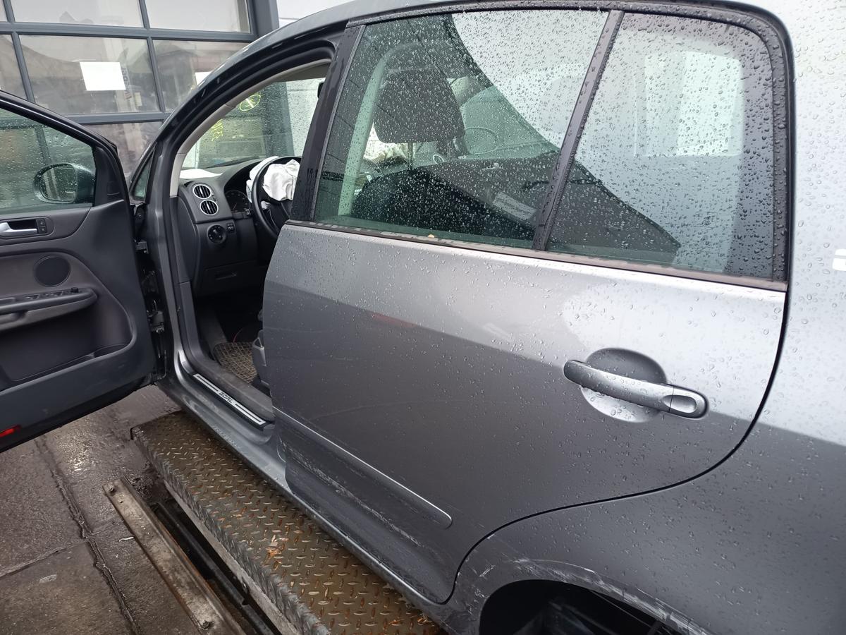 VW Golf Plus 5M original T&uuml;r hinten links Fond Rohbau A7T United Grey Bj 2006