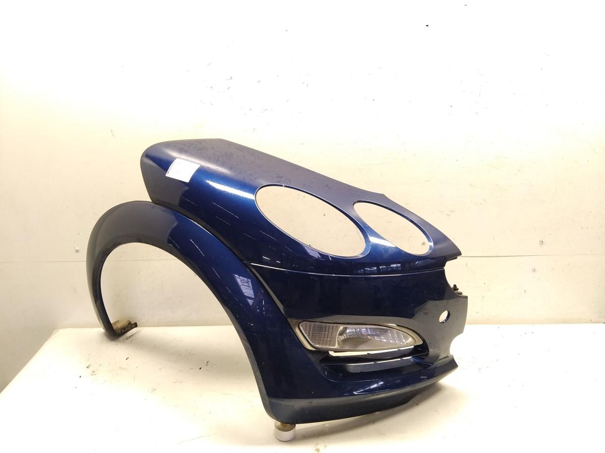 Smart Forfour original Kotflügel Stoßstangenecke vorn rechts starbluemetallic