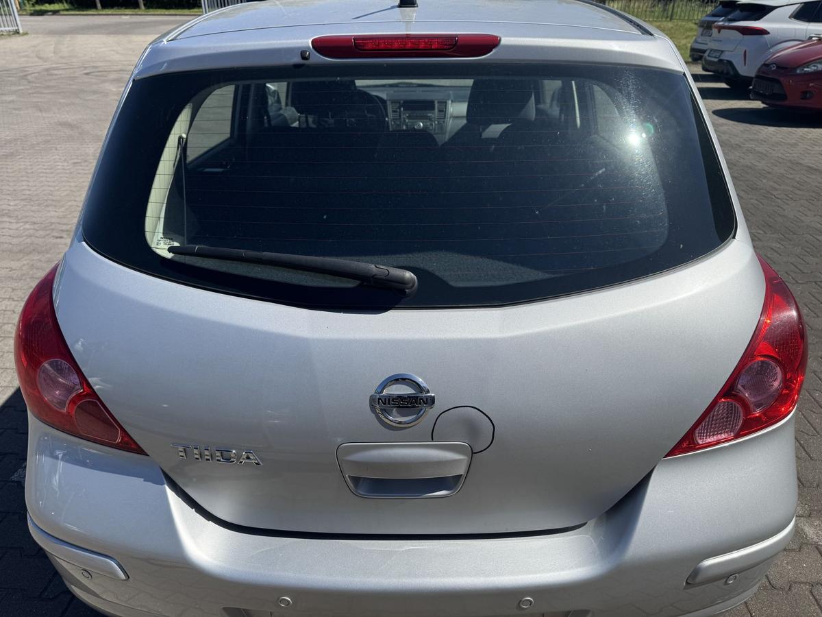 Nissan Tiida original Heckklappe mit Heckscheibe K23 Brilliant Silver Metallic Bj.2009
