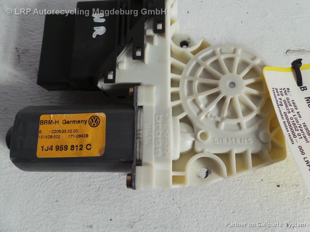 VW Golf Bora Fensterhebermotor hinten rechts 1J4959812C