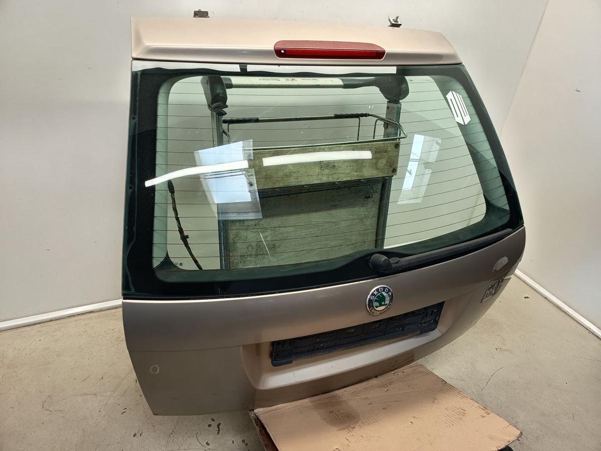 Skoda Fabia 6Y Kombi original Heckklappe mit Scheibe LF8F Sahara Beige Bj 2004
