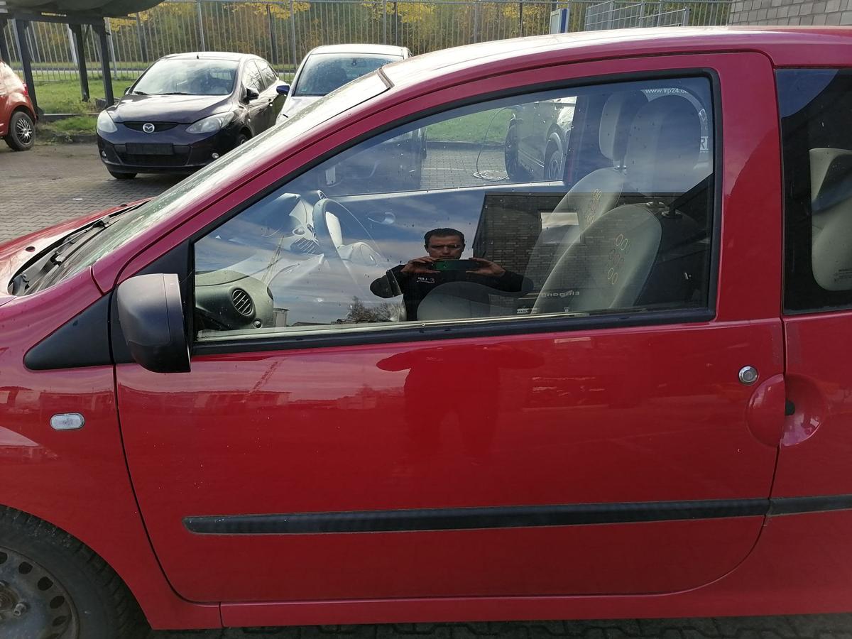 Renault Twingo 2 original Tür vorn rechts OV727 Rot Rohbau Bj.2010