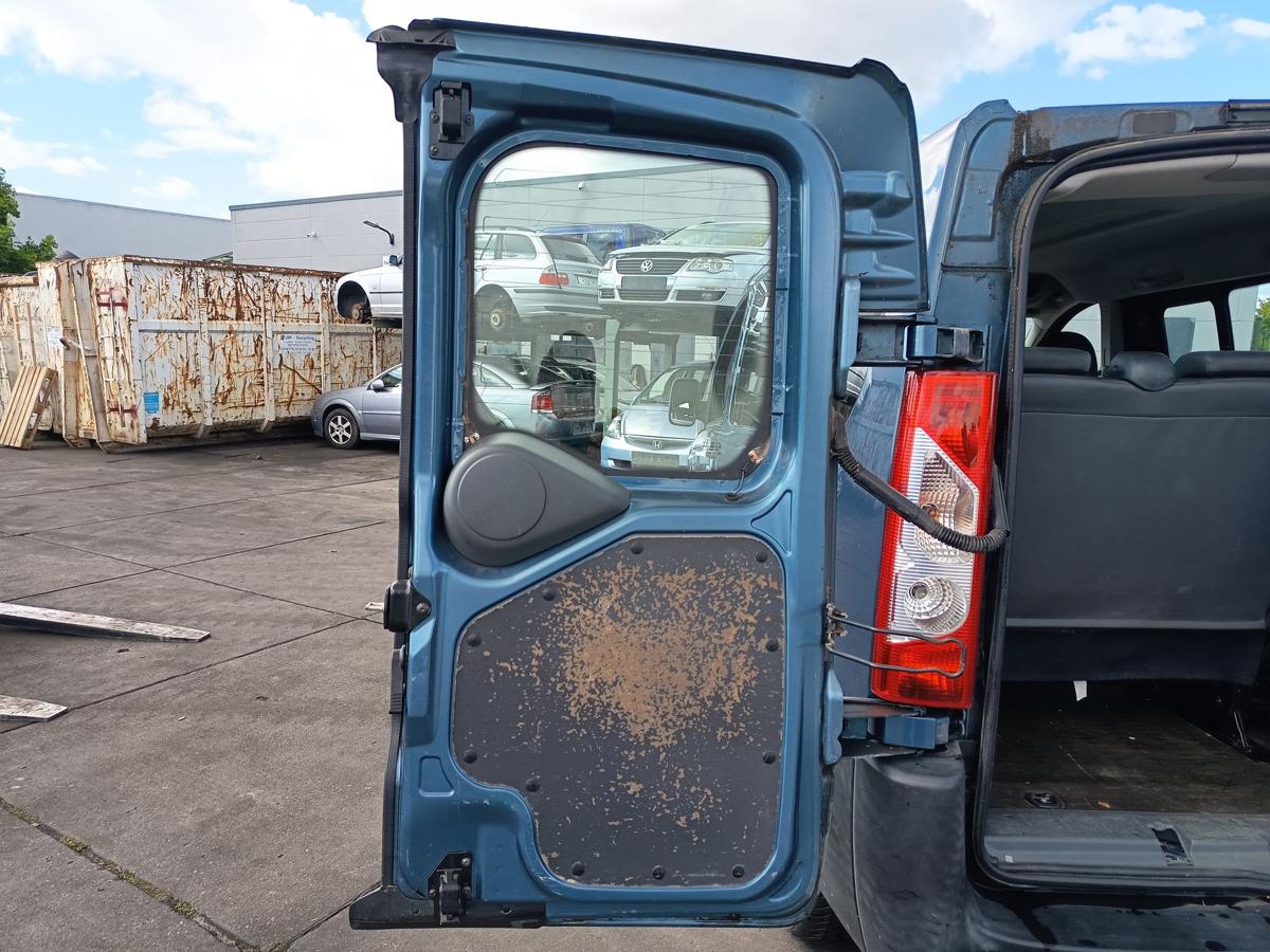 Citroen Jumpy II VF7 vor Facelift Bj 2012 orig Hecktür links KGQ - BLAU KYANOS