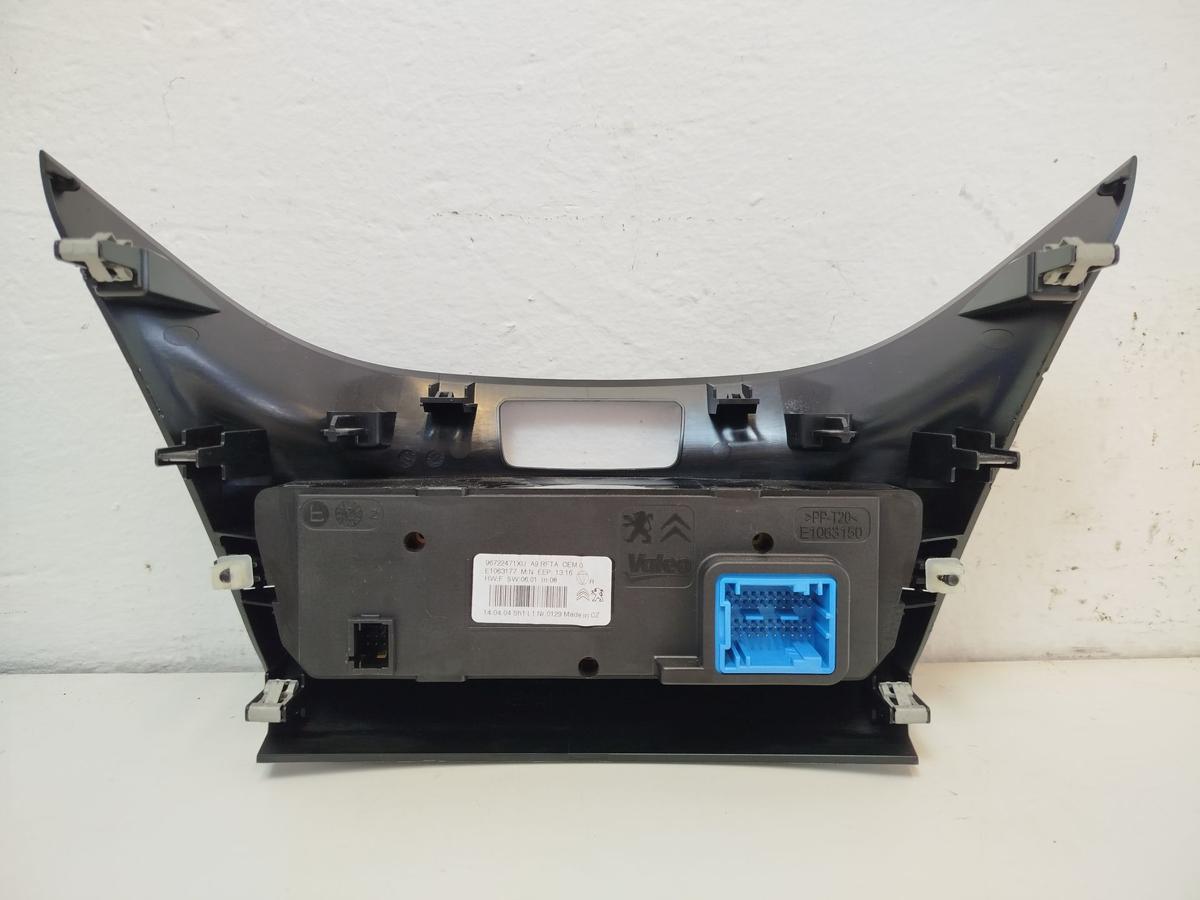 Peugeot 2008 I CU Klimabedienteil Heizungsregulierung Bedienteil Klima