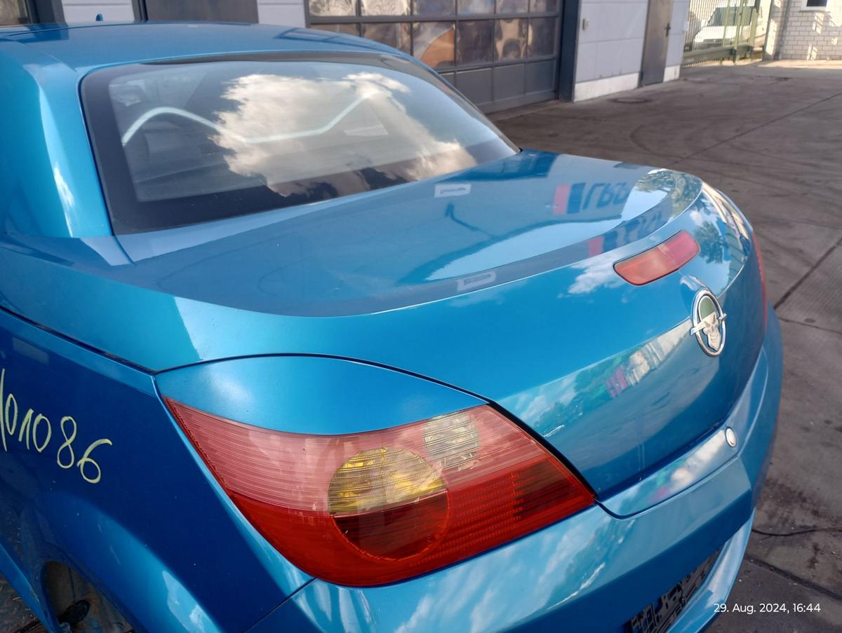 Opel Tigra Twin Top orig Heckklappe Kofferraumdeckel Z21H Blau Bj 2004