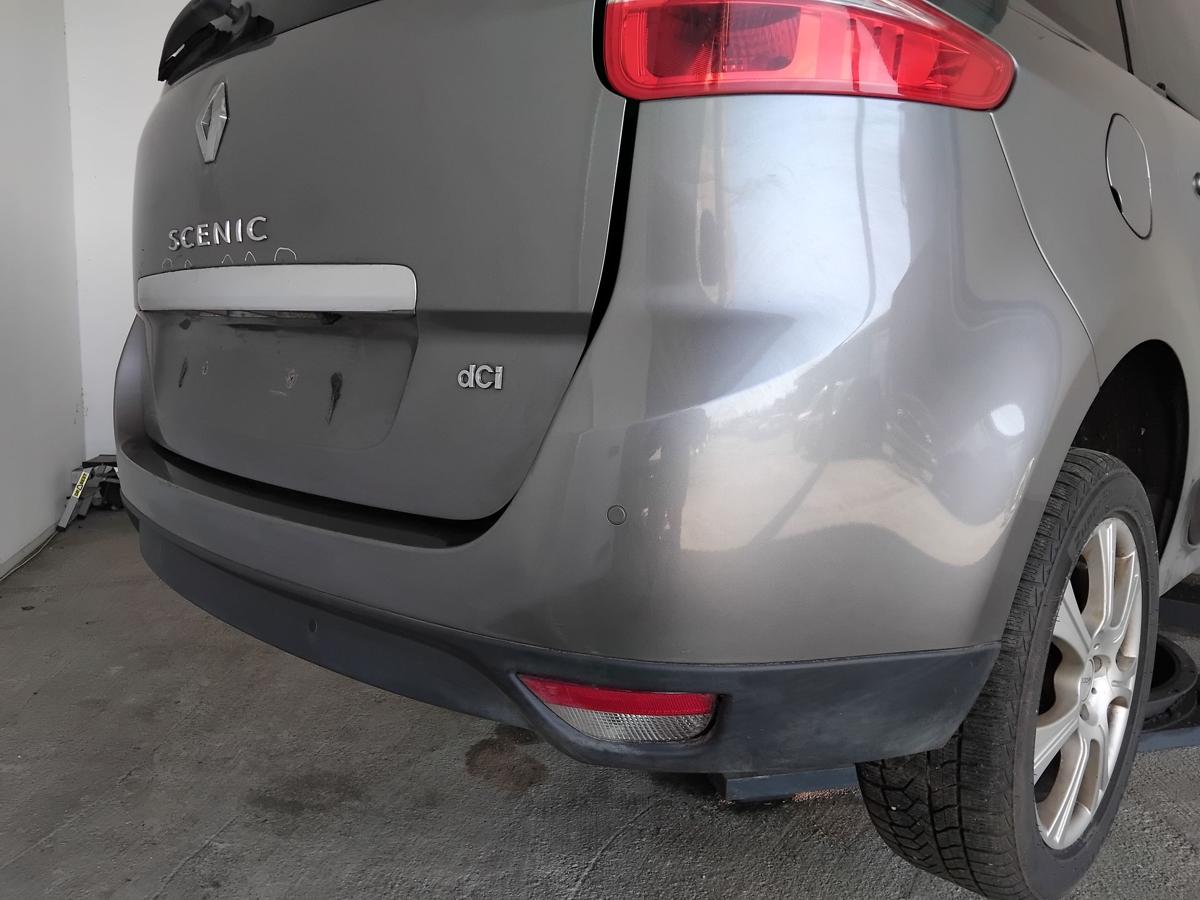 Renault Grand Scenic III orig Stossf&auml;nger Sto&szlig;stange hinten PDC BJ2012 TEKNG Gris Cassiop&eacute;e